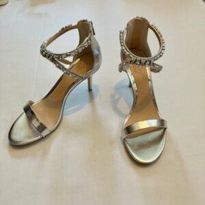 Jewel Badgley Mischka Celine Embellished Sandal by  Size 7.5